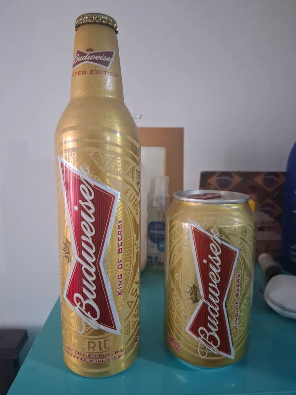 Budwieser Ed. Especial Copa 2014/Long neck e lata - Foto 2