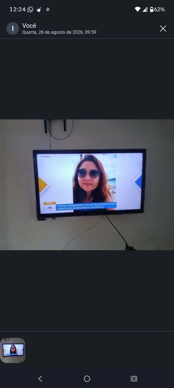 Vendo tv 43 polegadas está sem controle, não pega wi-fi valor R$ 400 - Foto 4