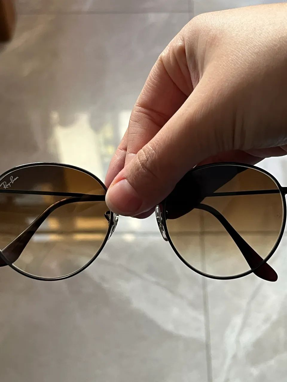 Óculos de sol Ray-Ban Round flat lenses - Foto 2