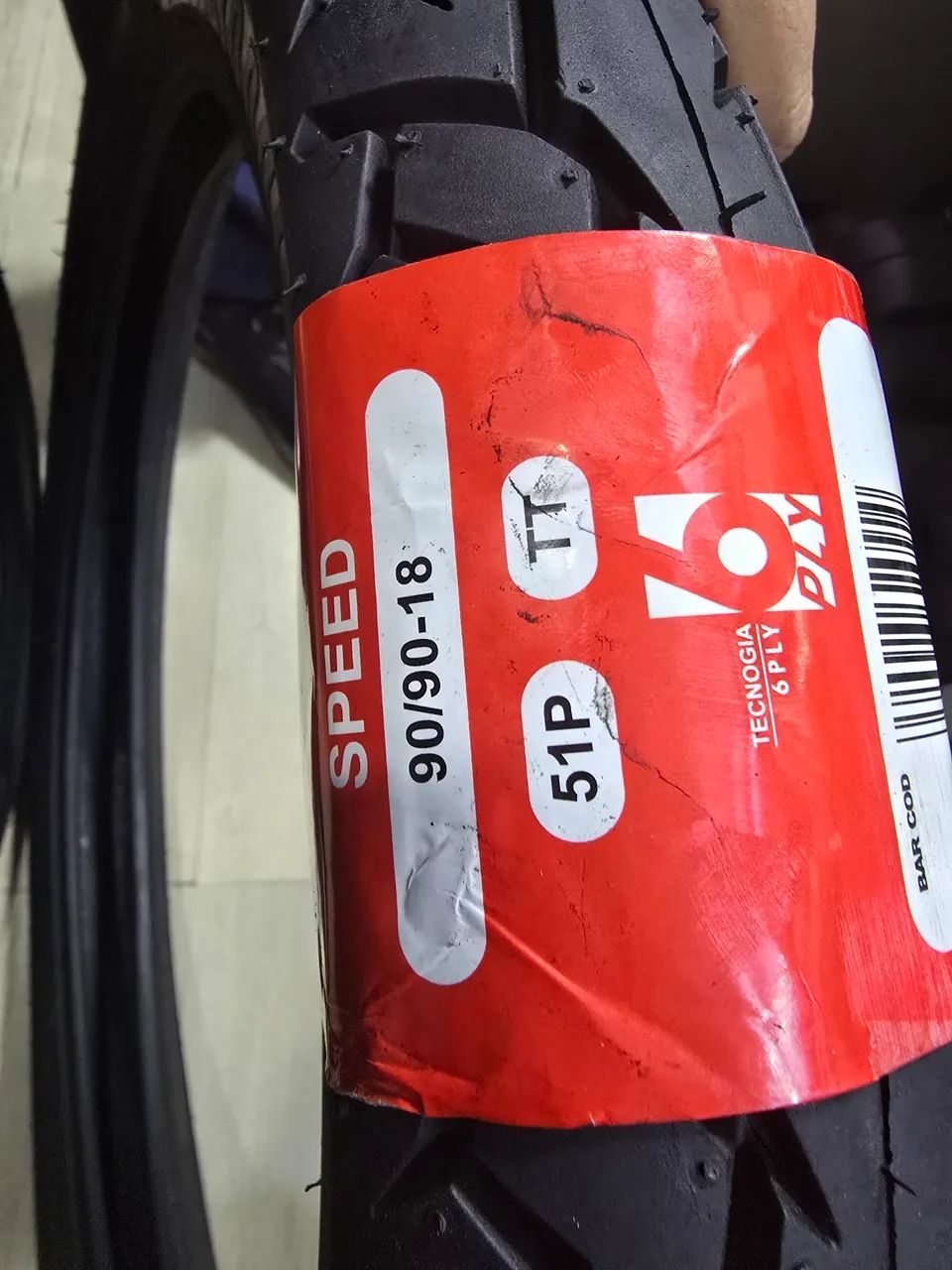 Pneu Moto 90/90R18  80/100R18 Novo  160 150 125 - Foto 3