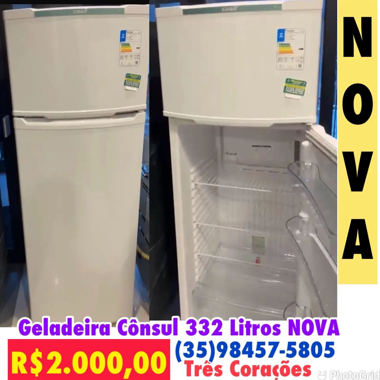 Geladeira Cônsul 332 litros NOVA