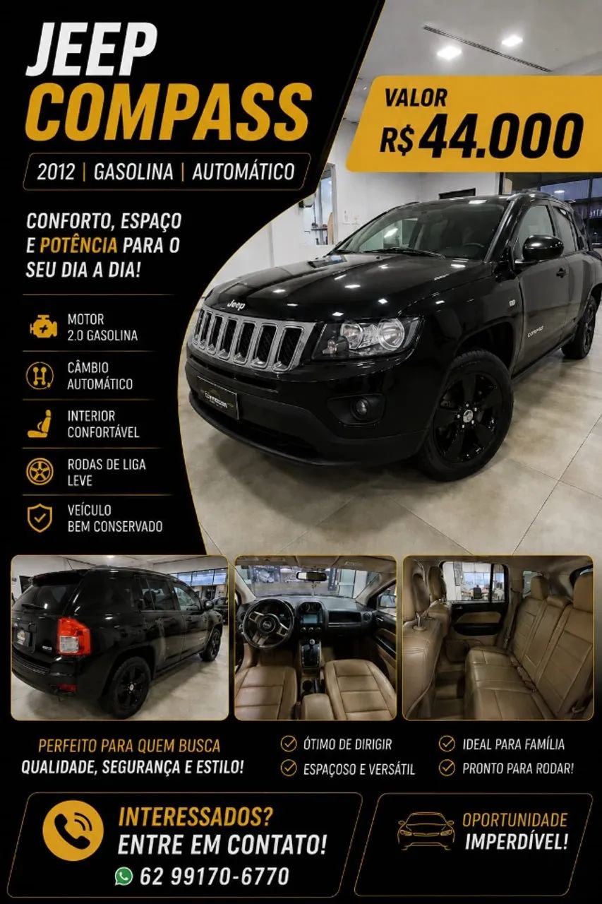 Jeep Compass COMPASS SPORT 2.0 16V 156cv 5p 2012