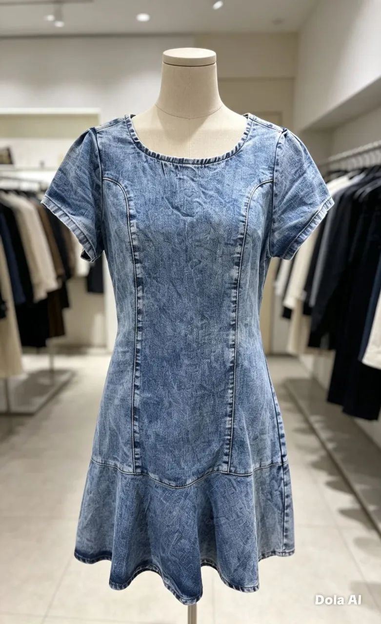 Vestido jeans marisa 44