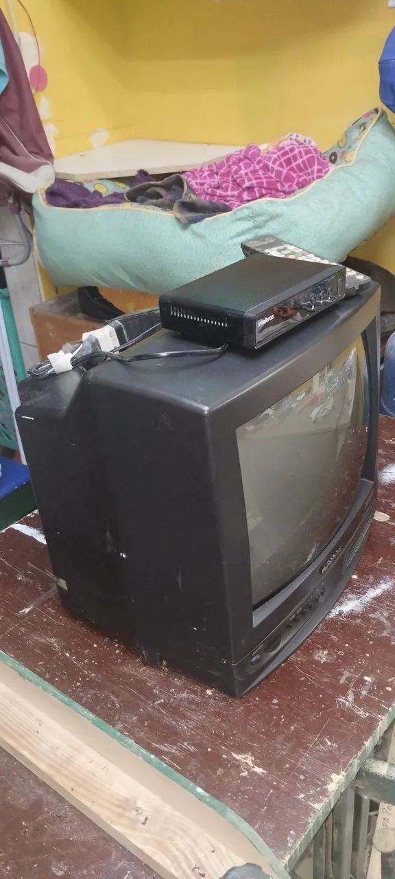Tv Panasonic 14"verdadeira reliquia - Foto 3