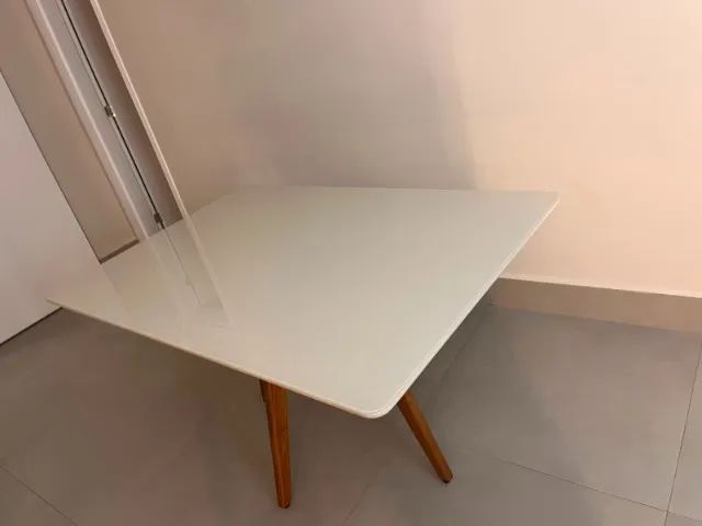Mesa de jantar de vidro - retangular - Foto 3