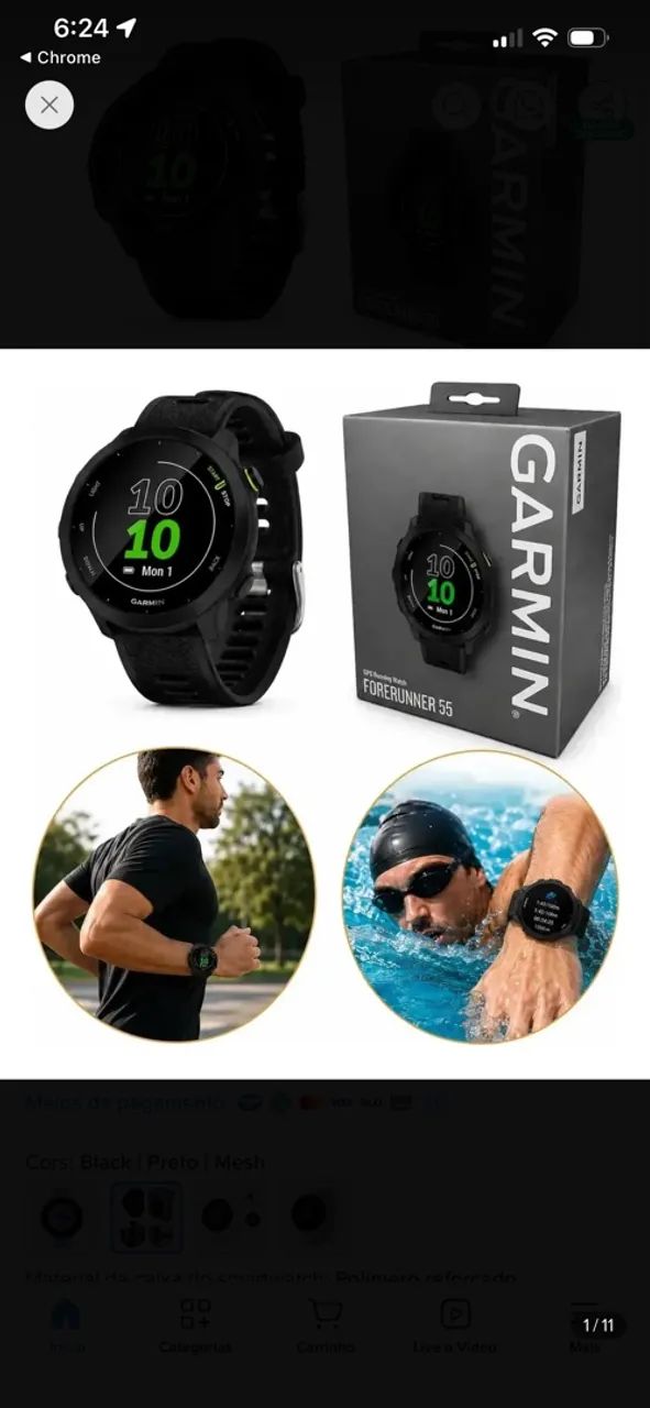 Relógio Garmin 55 forerunner  - Foto 2