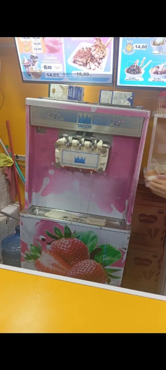 Máquina sorvete Taylor com bomba ac troca 