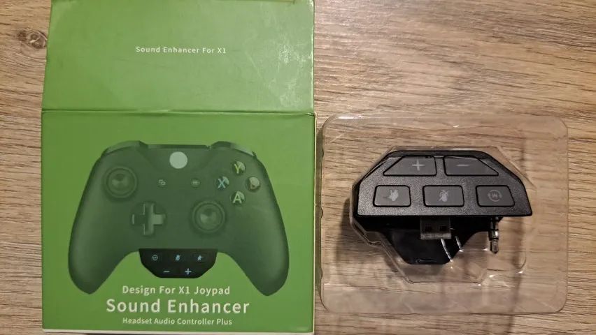 Headset Adapter Sound Enhancer for Xbox One Game Controller Black - Foto 5