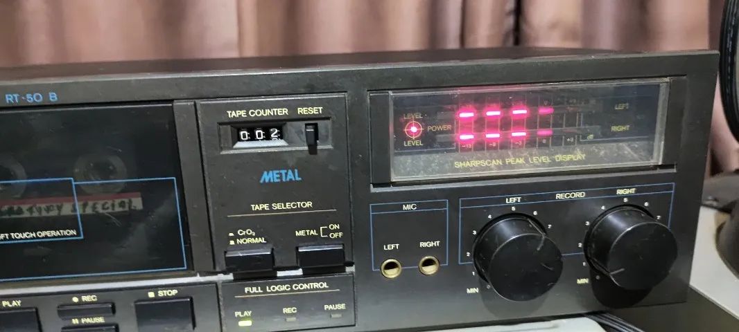 Tape Deck Sharp RT50B. Perfeito funcionamento. - Foto 4