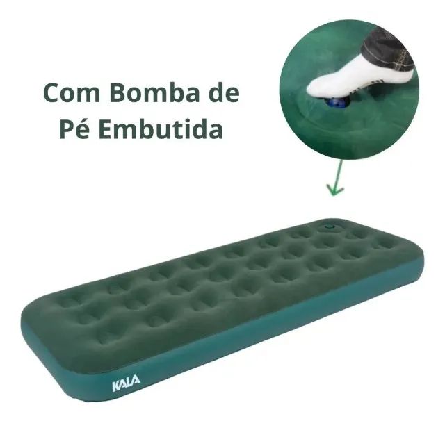 Colchão de Solteiro Inflável com Enchedor Interno. - Foto 3