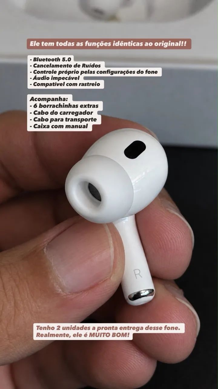 Fone Bluetooth 5.0 | Áudio. Configurável | Novo na Caixa - Foto 2