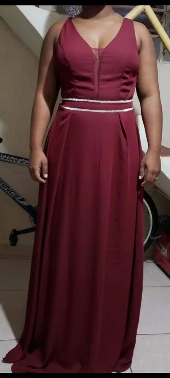 Vestido de festa seminovo 