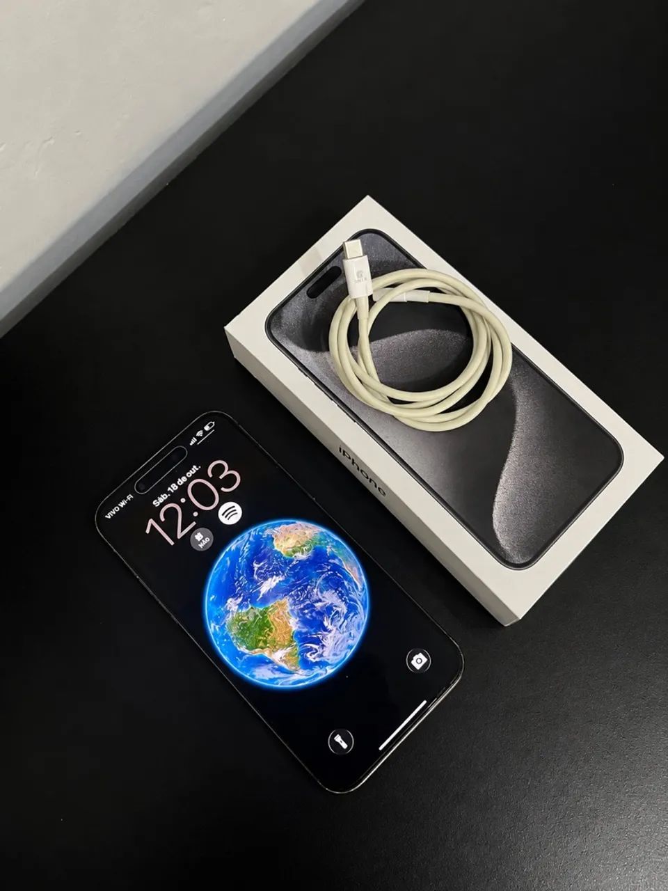 iPhone 15 Pro Max 256GB | Com caixa e cabo |