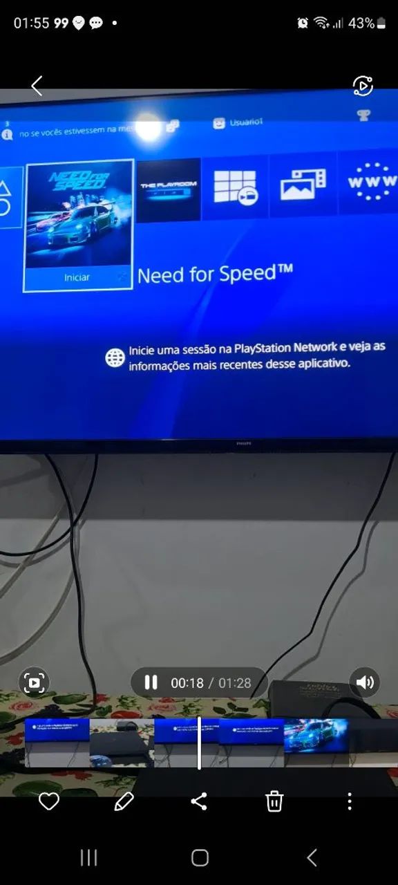 Playstation 4 (PERFEITO ESTADO) - Foto 3