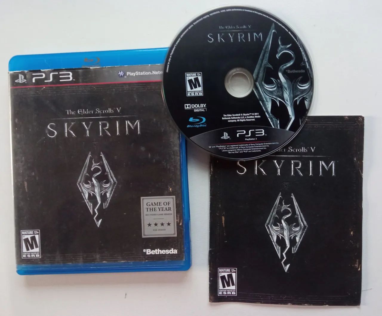 The Elder Scrolls V Skyrim ps3 original 
