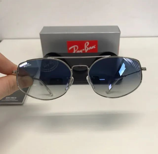 óculos de sol ray ban explorer azul - Foto 2