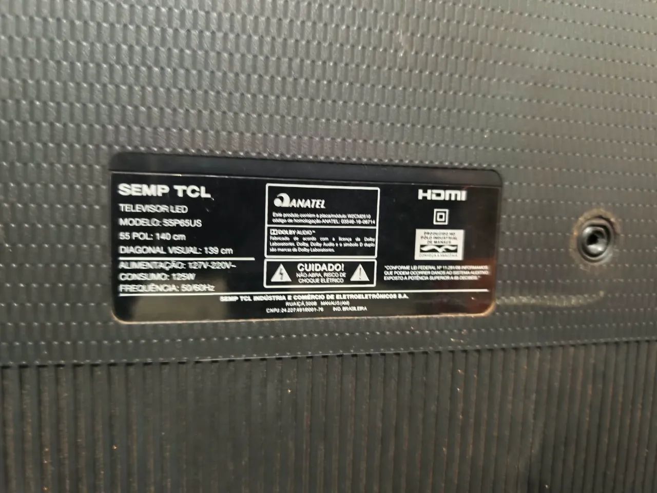 Tv tcl smart para retirar peças  - Foto 4