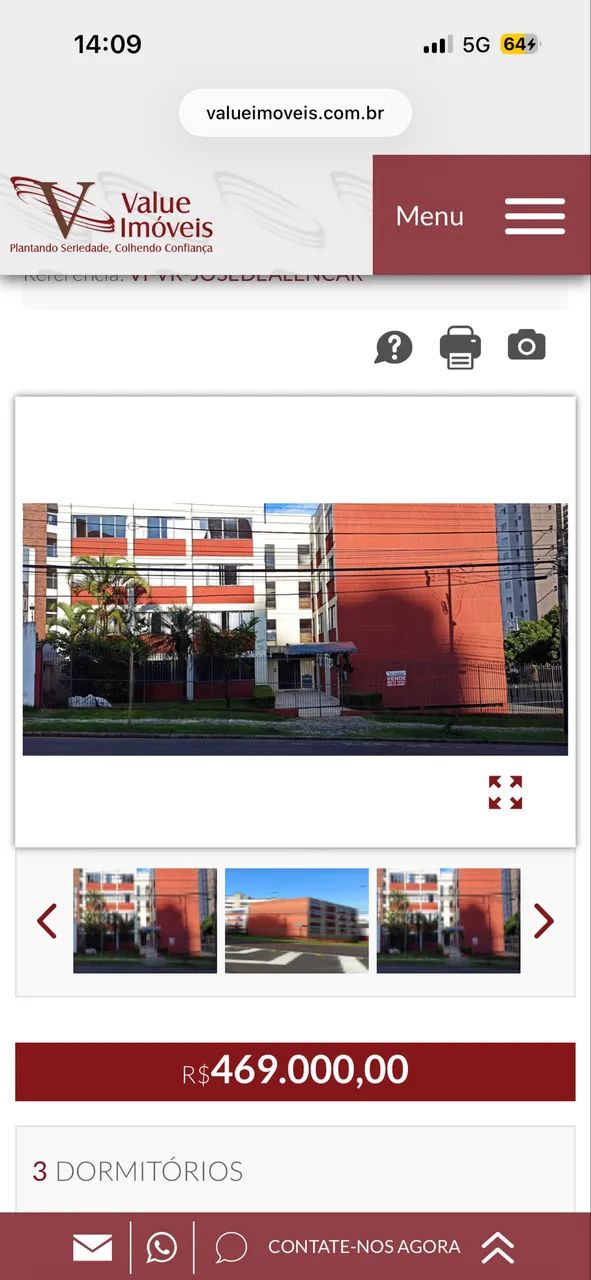 Apartamento Cristo rei 