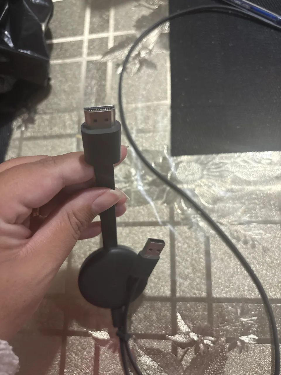 Chromecast 2ª Geração Original + Fonte e Cabo - Foto 2