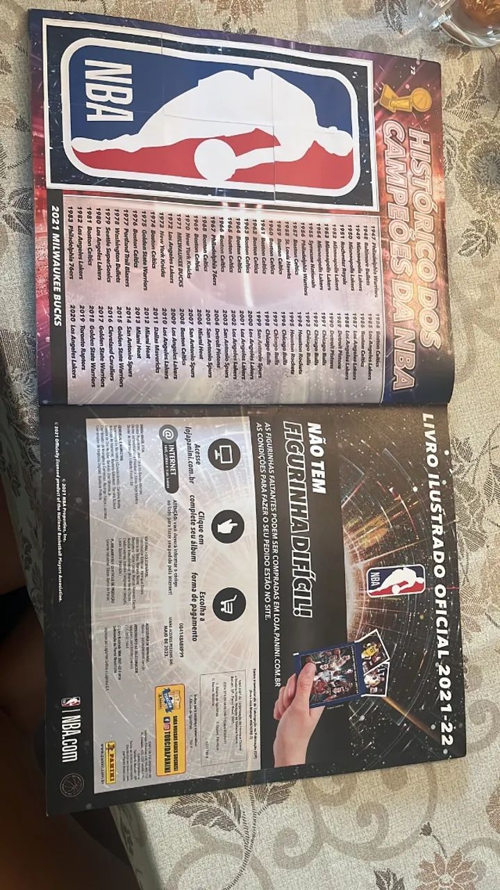 Official NBA Album 2021-2022 COMPLETE (Panini)