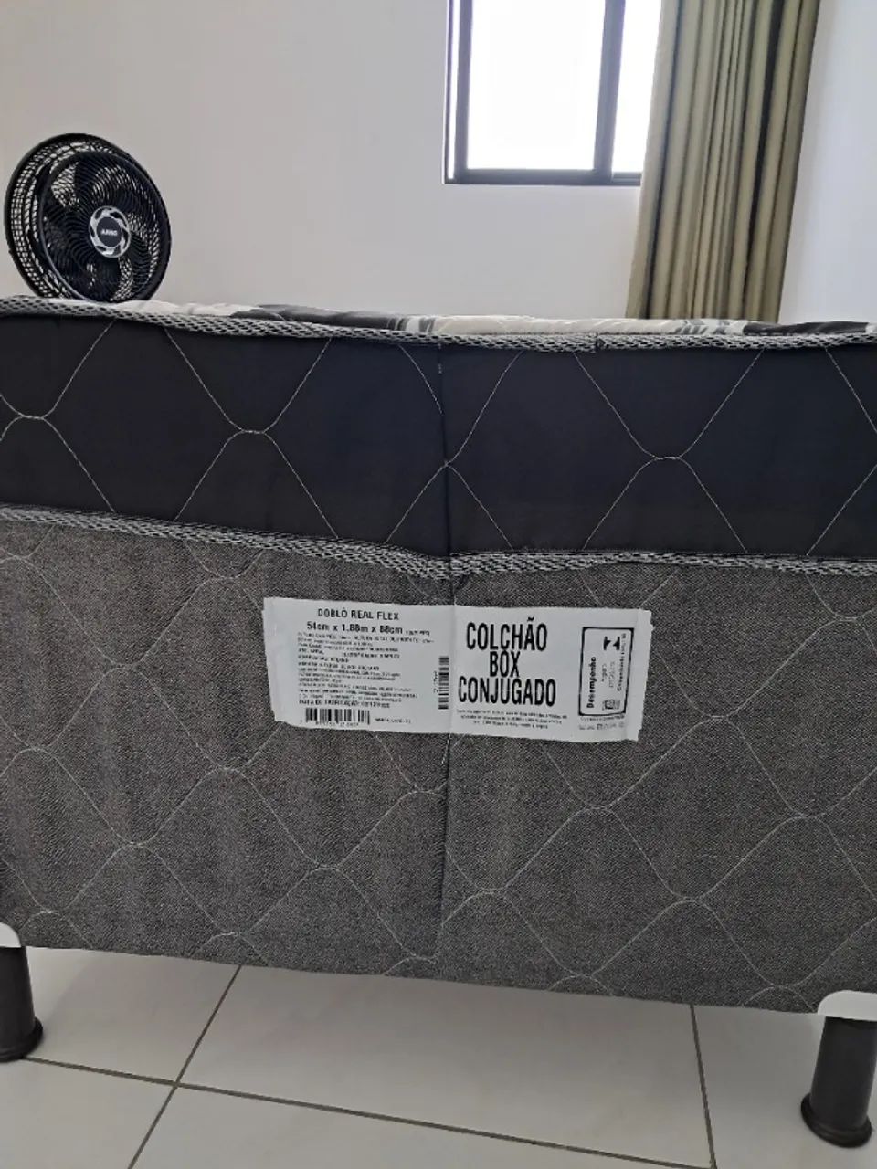 Cama box solteiro seme nova D28 Rs 280.00 - Foto 3