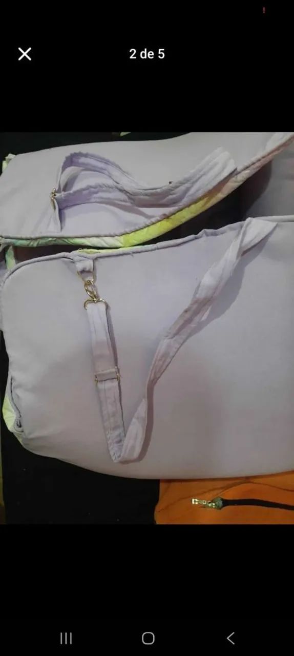 Cama pet forrada e acolchoada serve para carregar como bolsa em carro - Foto 2