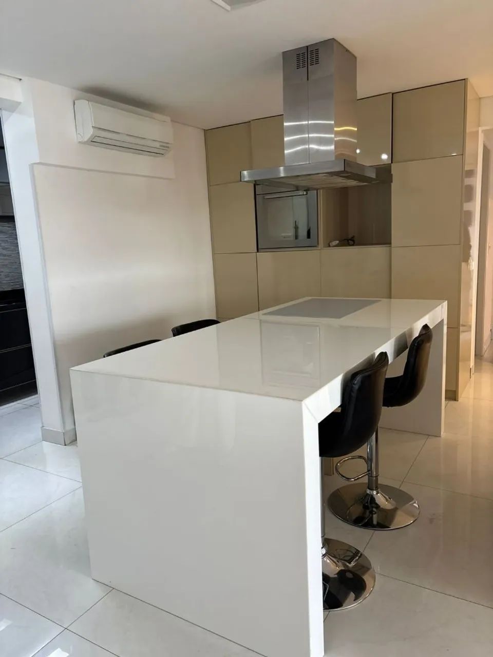Bancada de pedra branca Nanoglass - Foto 3