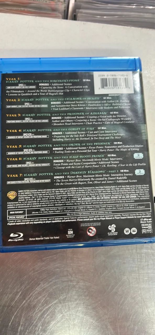 Harry Potter 7 blu ray 1-7 - Foto 2