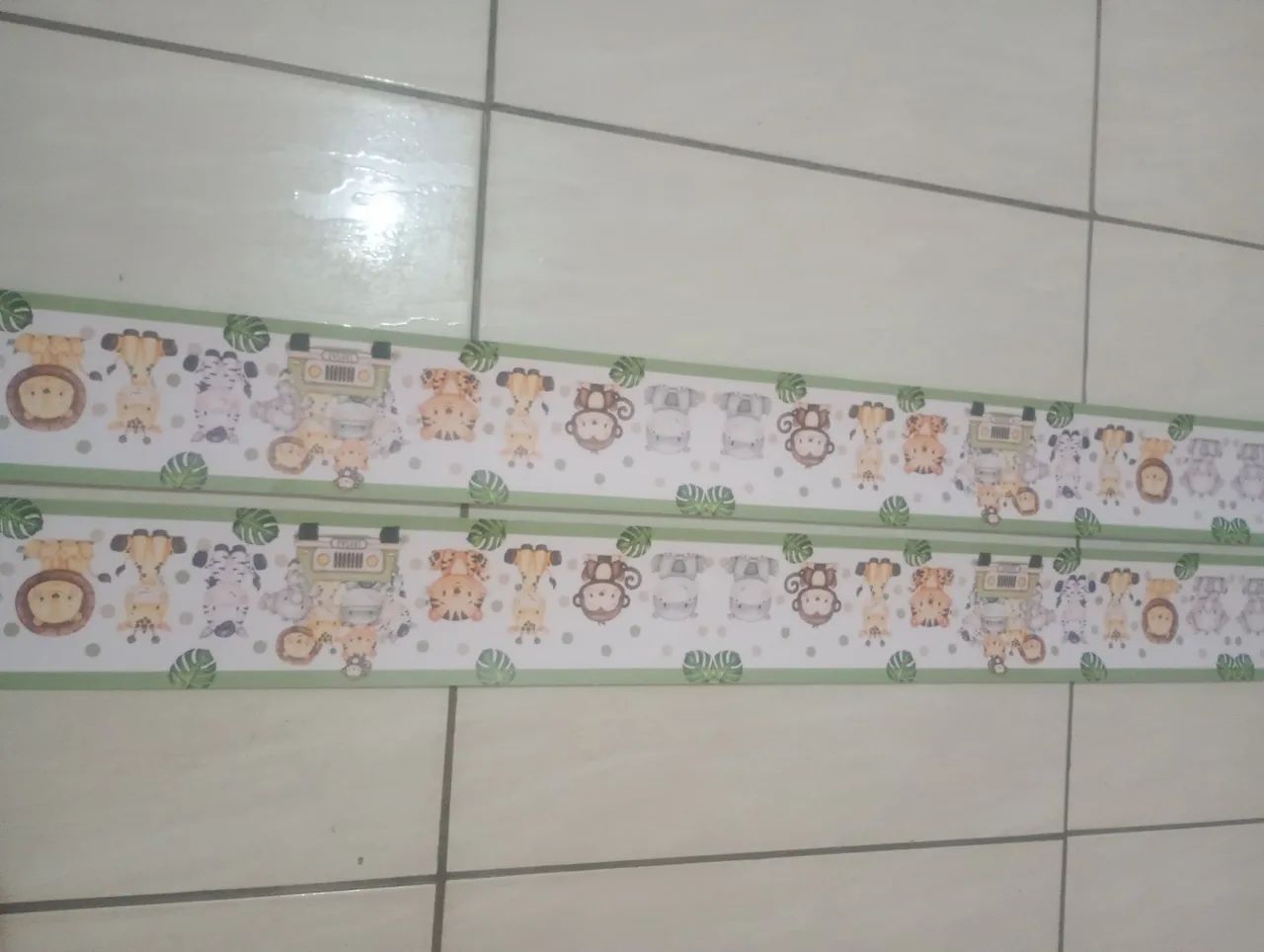 Faixas para quarto de bebê safari - Foto 2