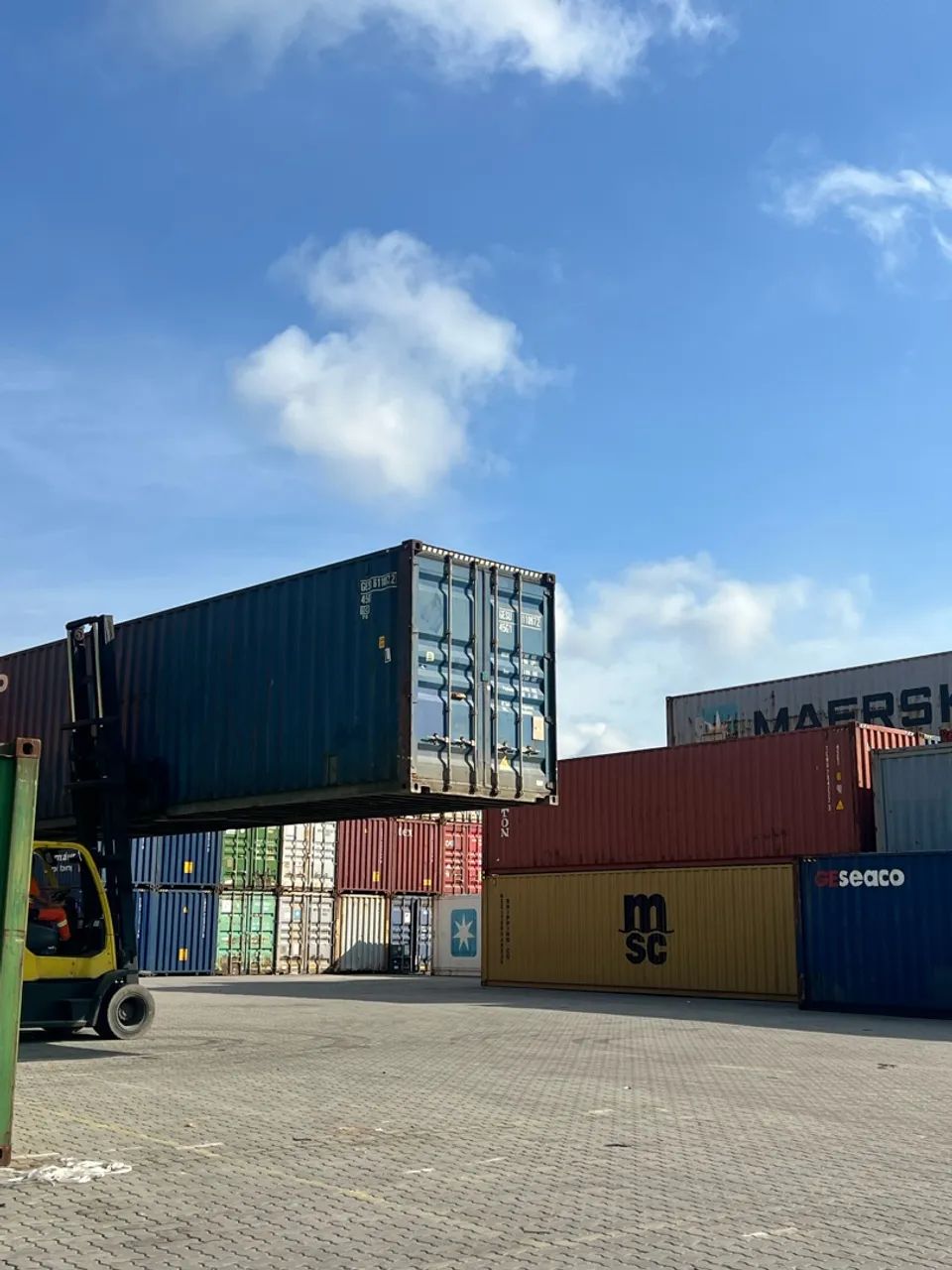 Container bom para uso 