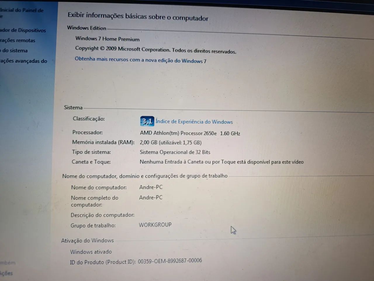 Notebook eMachines E620 - Foto 4