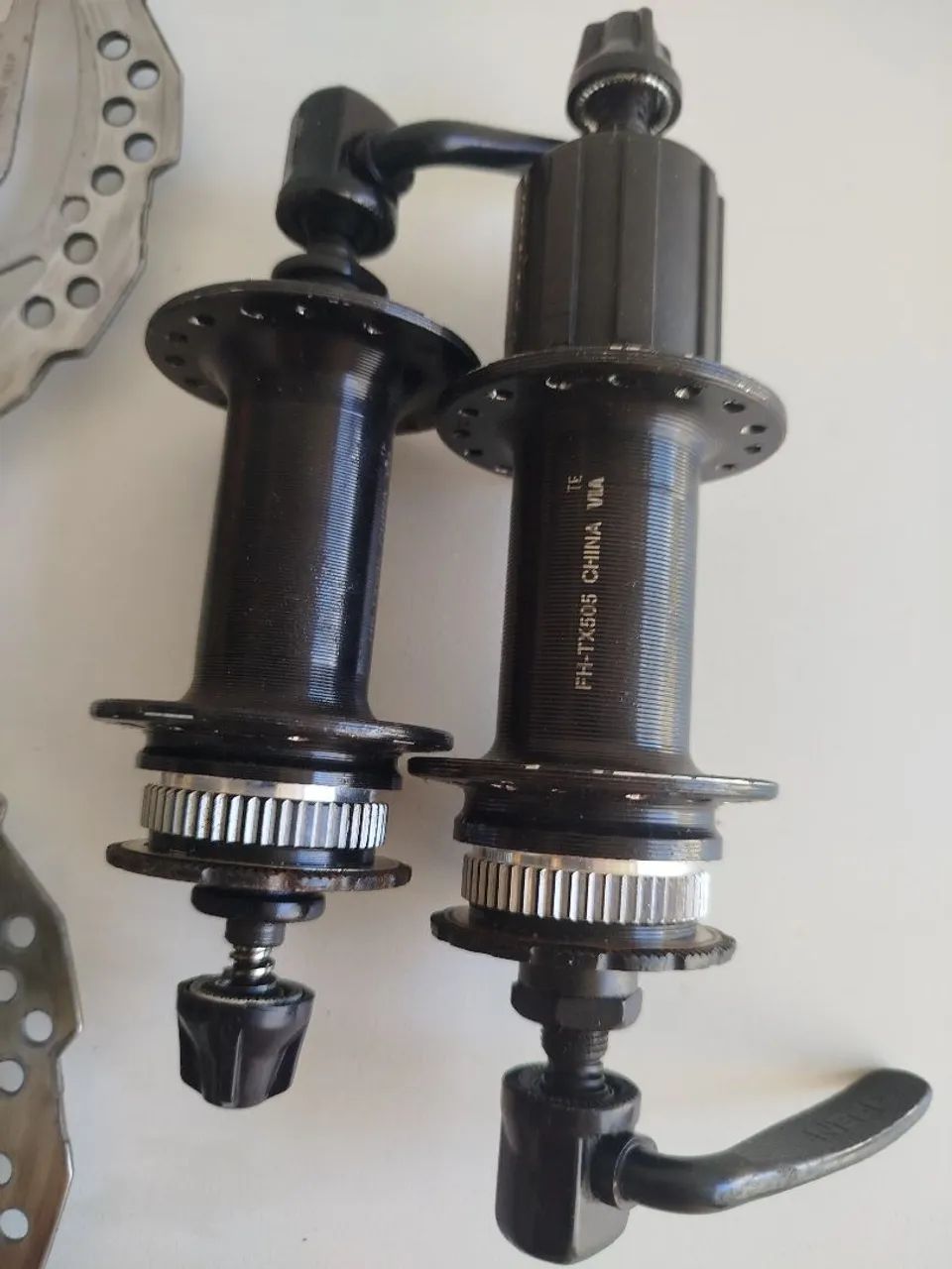 Cubos e discos Shimano original 