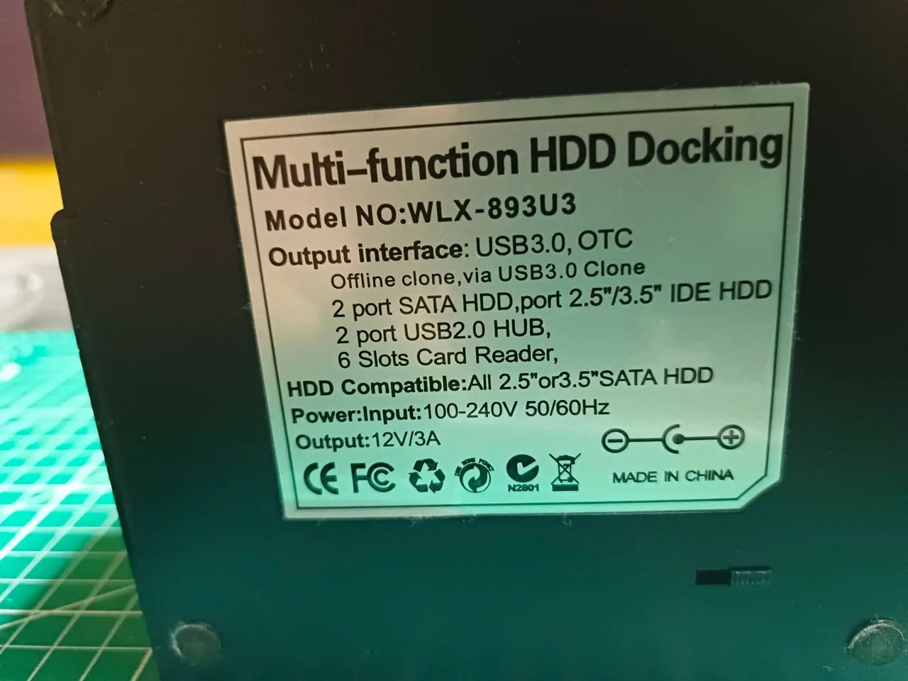 Docking Station para HD SATA 2,5" e 3,5" - Knup KP-HD819 / Multi-Function HDD Docking - Foto 4
