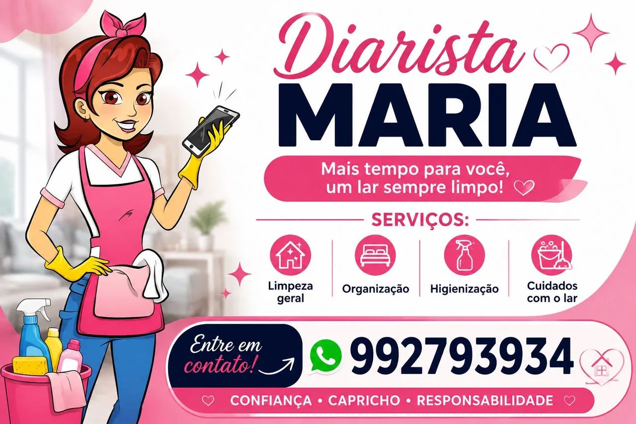 Diarista disponível 