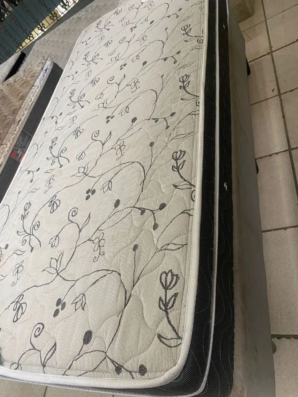 Cama box solteiro com colchão Ortobom  - Foto 2