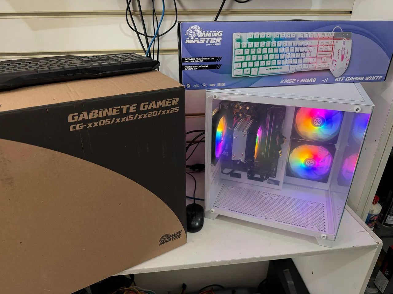 Pc Gamer Branco Luxo RYZEN 7 5700G - Foto 2