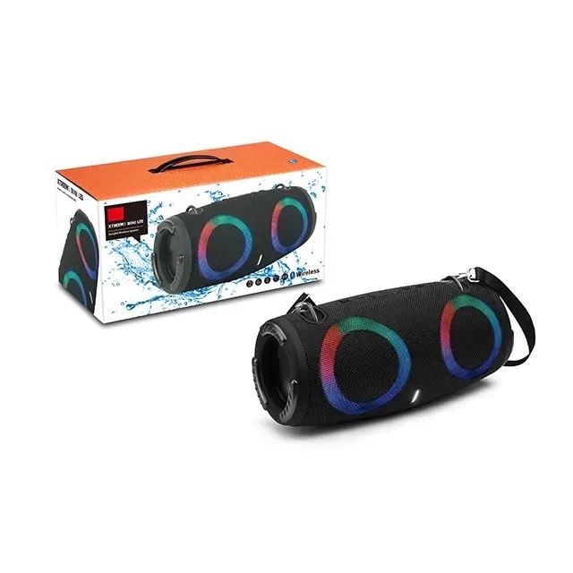 CAIXA DE SOM XTREEM3 MINI LED COM ALÇA 19CM - Foto 2