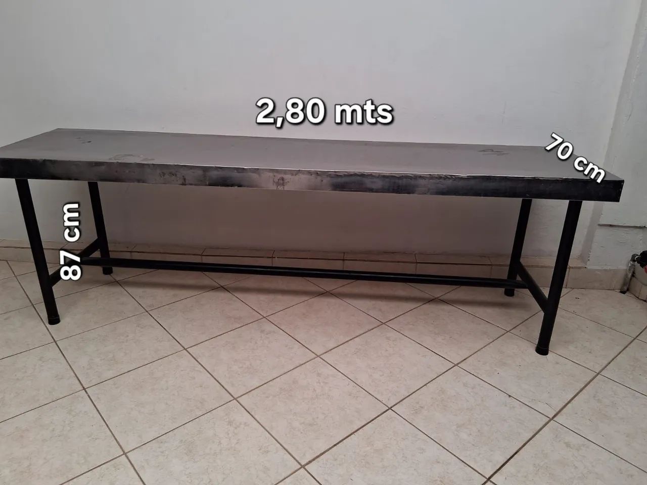 Mesa inox açougueiro 
