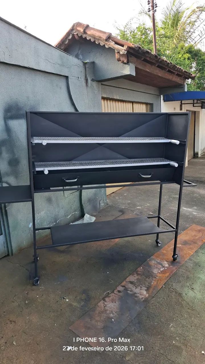 Churrasqueira para espetinho com 160 de comprimento  - Foto 4