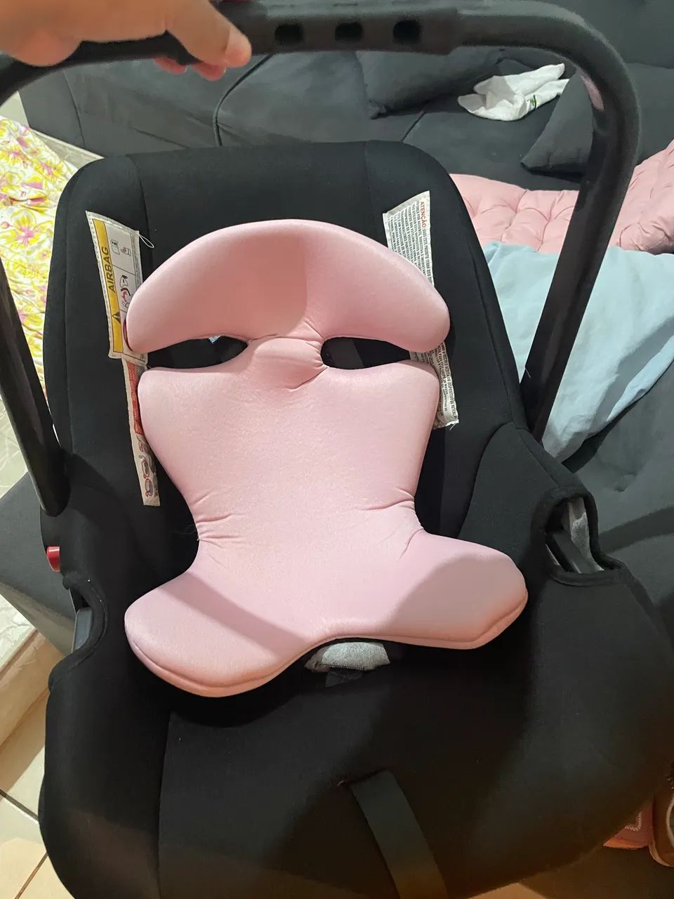 Bebê conforto + canguru de assento 