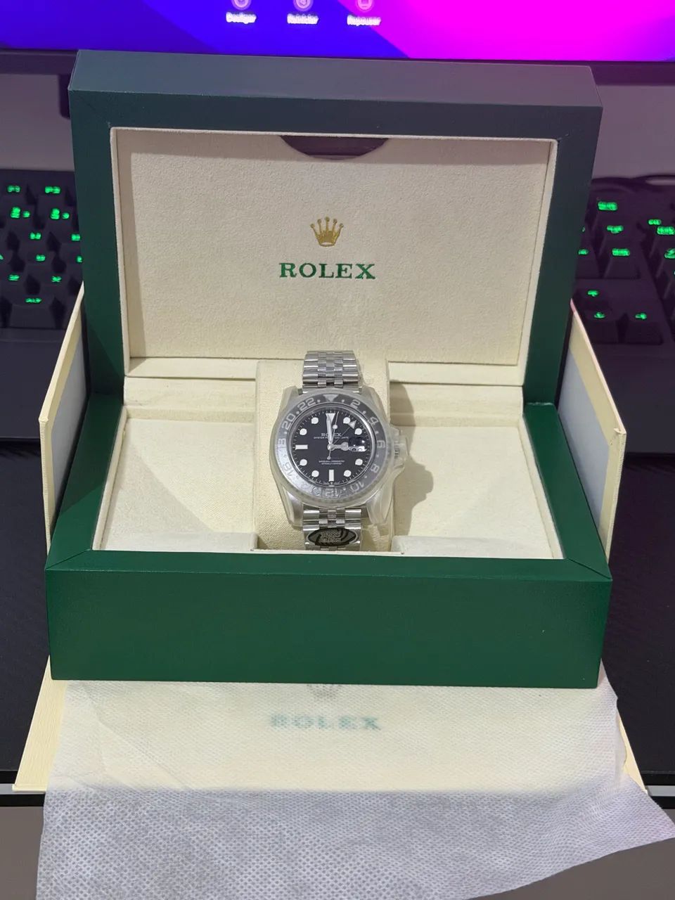 Rolex Super Clone GMT-Master II 40mm Ref. 126710GRNR