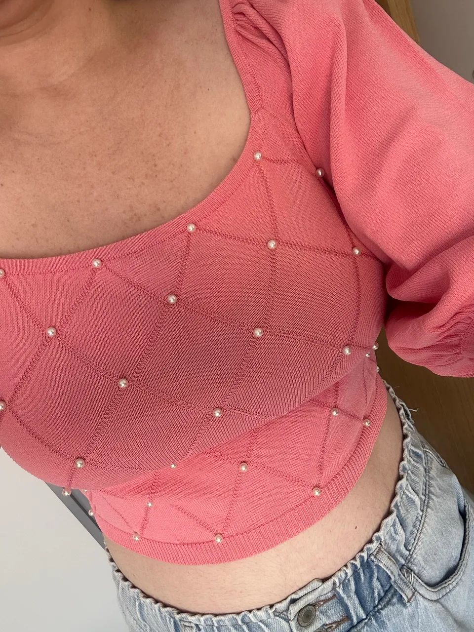 Blusa de Malha estilo Cropped - Foto 2