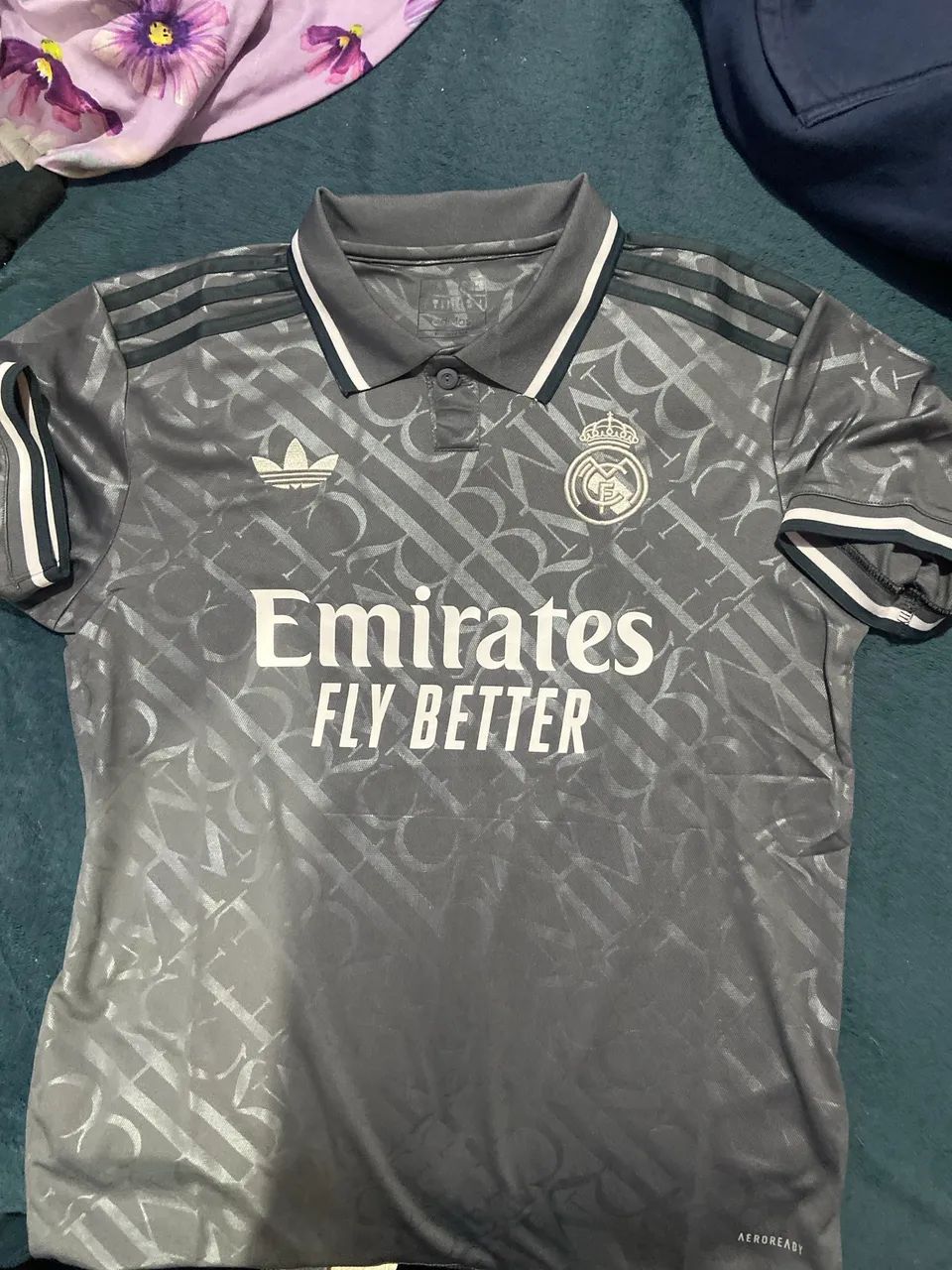 CAMISA REAL MADRID 2024-25 CINZA