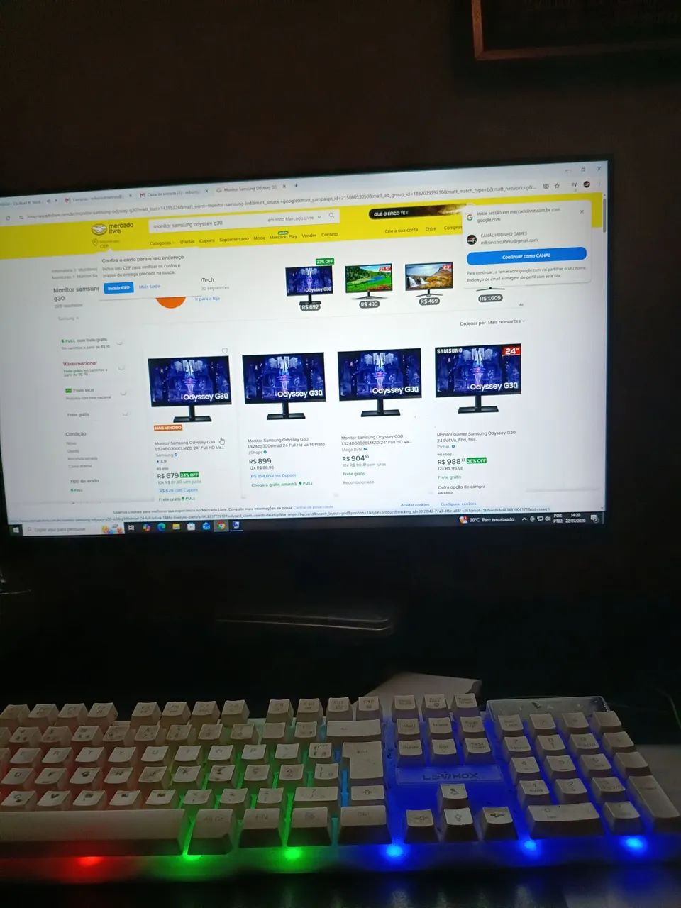 MONITOR GAMER SAMSUNG