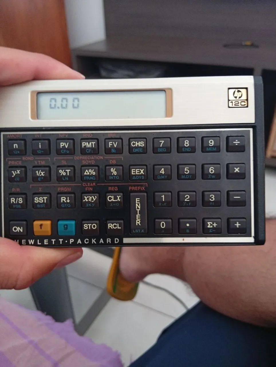 Calculadora HP 12c bem conservada  - Foto 2