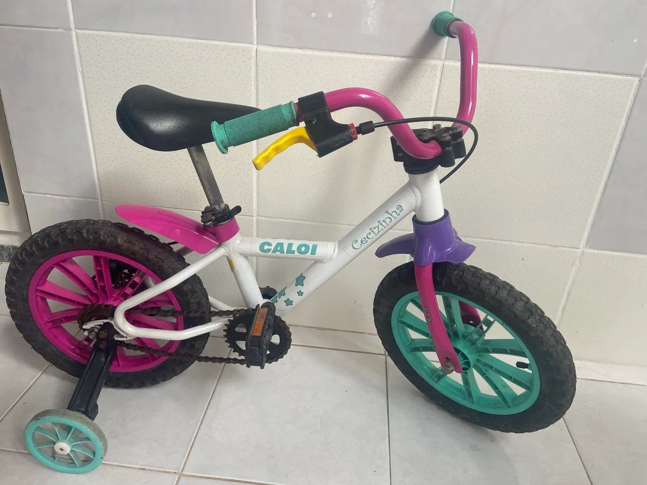 Bicicleta infantil menina aro 12