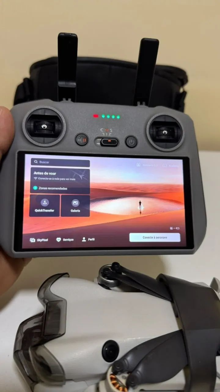 Drone DJI mini 4 PRO combo flymore, controle com tela! - Foto 5