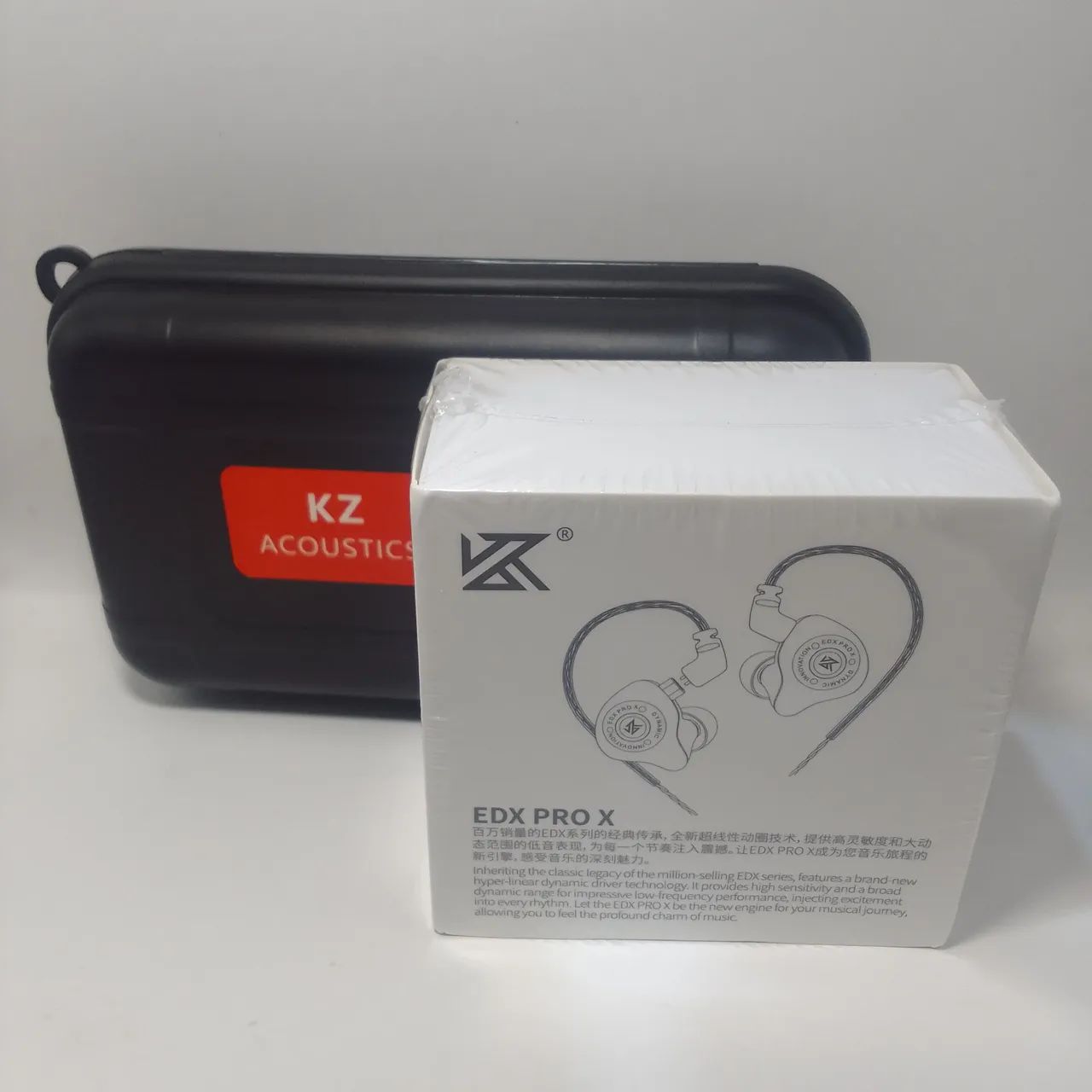 KZ EDX PRO X BLACK NO MICROFONE + 1 ESTOJO DE BRINDE