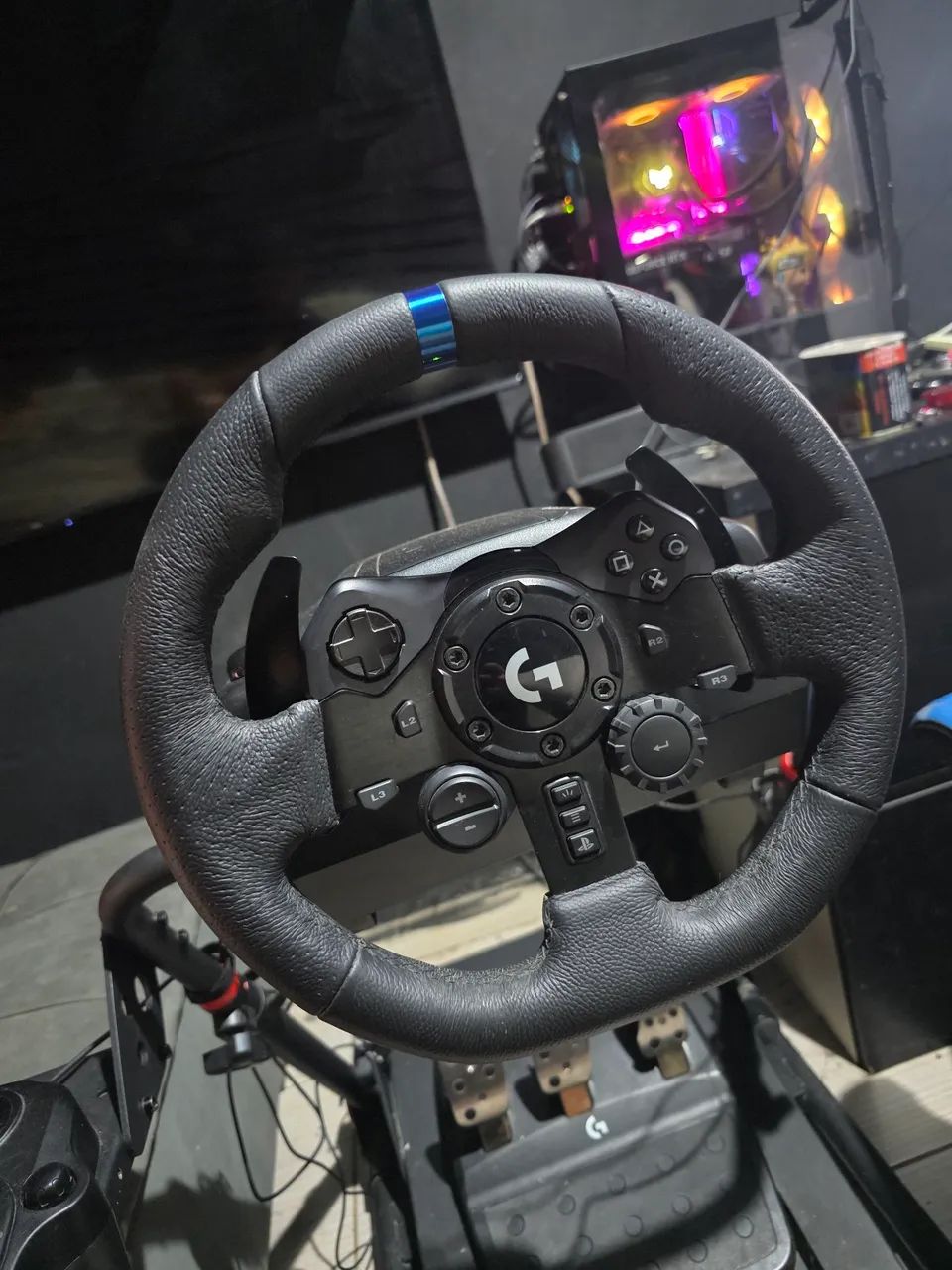 G923 Logitech Trueforce (simulador de corrida) com Cockpit completo  - Foto 4