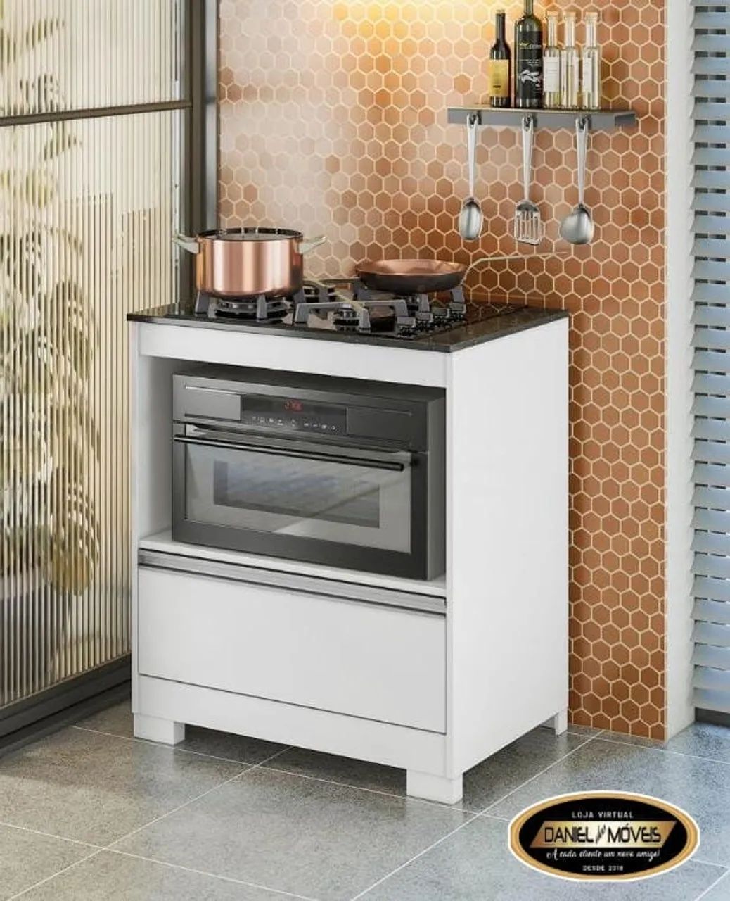 Balcão cooktop 